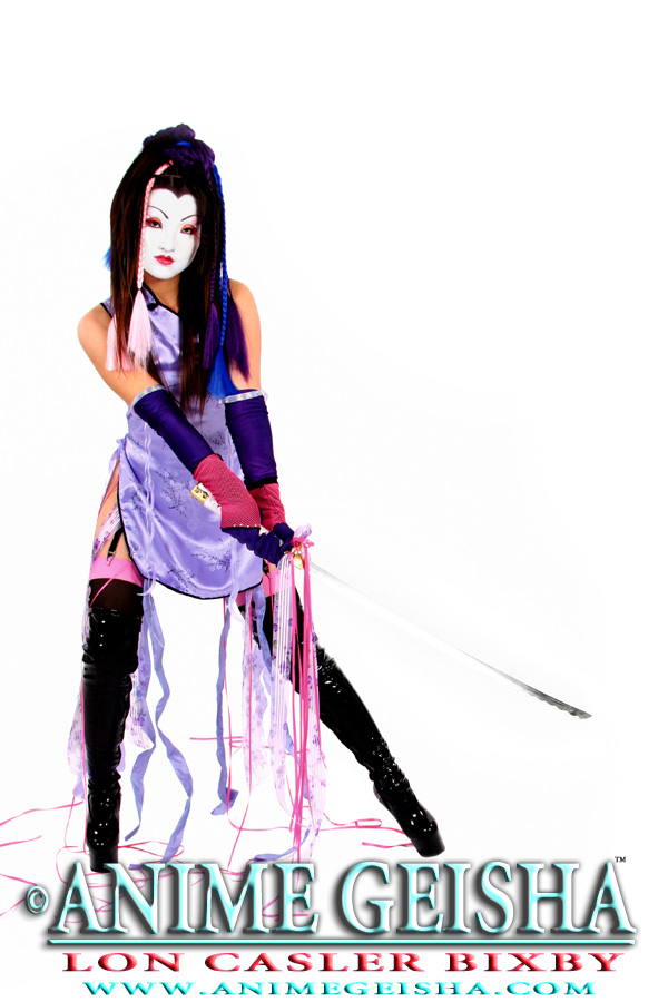 NEOICHI #180 - Anime Geisha No. 8 - Photography by Lon Casler Bixby - Copyright - All Rights Reserved - www.ANIMEGEISHA.com