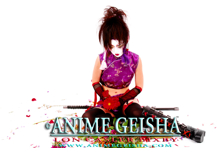 NEOICHI #202 - Anime Geisha No. 22 - Photography by Lon Casler Bixby - Copyright - All Rights Reserved - www.ANIMEGEISHA.com
